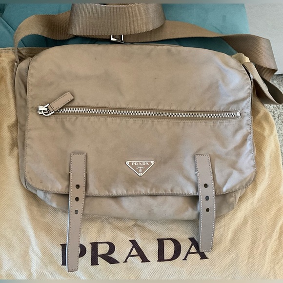 Prada Tessuto Messenger bag in Tan - Picture 1 of 6